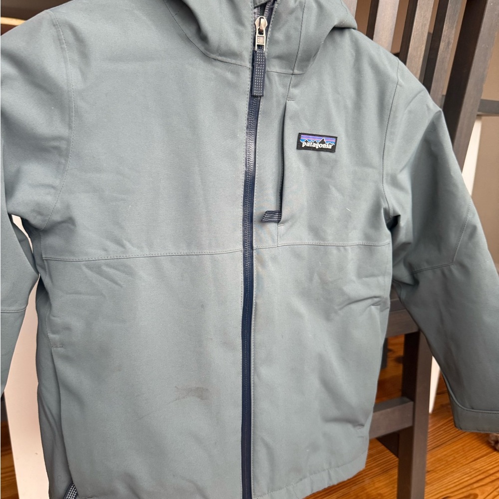 Patagonia Kids' Blue Raincoat